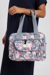 Ladies Luxury Travel Crossbody Mummy Handbag With Multiple Compartments & Wide Strap
