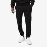 Essential Mens Sweatpants Slim Fit In Black - Black 2XL