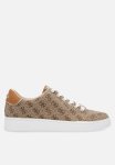 Guess Jacquard Sneaker - Brown
