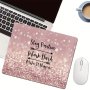 1PC Mouse Pad Square Mouse Pad High-quality Mouse Pad Washable Lycra Cloth Mouse Pad Non-slip Rubber Base Computer Office Mouse Pad 21 26CM