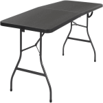 Totai 1.8M Foldable Plastic Table -black