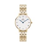 Petite Roman Numerals 5-LINK Gold 28MM Watch