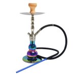Amaren Rainbow Medium Size 1 Pipe Hookah Multi Colour