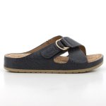 Ladies Soft Tanika Emboss Sandals In Navy - Navy 9