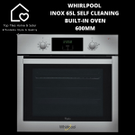 Whirlpool Inox 65L Self Cleaning Built-in Oven - 60CM
