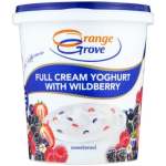 Orange Grove Full Cream Yoghurt With Wildberry 1KG