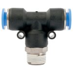 AirCraft Pu Hose Fitting Tee 10MM-3 8" M