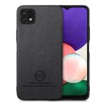 Fabric-textured Leather Phone Case Compatible With Samsung Galaxy A22 5G