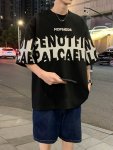 Men's Letters Graphic Print T-Shirt Casual Short Sleeve Crew Neck Tee Men's Clothing For Summer Outdoor