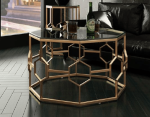 Houston Clear Glass Coffee Table