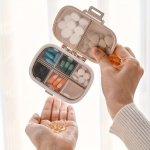8-COMPARTMENT Portable Medicine Box: Suitable For Outdoor Activities - Moisture-proof And Safe - Plastic Material