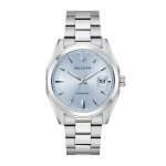 BULOVA Surveyor Automatic Men's Blue Sunburst Stainless Steel Watch