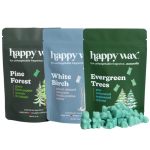 Happy Wax Winter Woods Mix Scented Soy Wax Melts- Includes: Pine Forest Evergreen Trees And White Birch - 6 Oz Mix