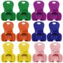 12 Pack Can Tab Opener & Drink Cover Reusable Can Opener For Soda