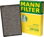 Mann-filter Cuk 3220 Cabin Filter With Activated Charcoal For Select Saab Models