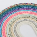 6MM 350PCS Clay Beads Rainbow Flat Round Kralen Spacer Beads For Jewelry Making Diy Bracelets Necklace Accessories