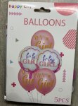 Its A Girl Balloon 5PCS