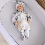 Baby Grow With Beanie And Bow Happy Lion Adventures With Leaves