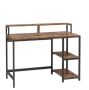 Computer/laptop Desk W/ Monitor Stand Home Office Metal Leg Frame
