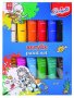Acrylic Paint Set 12 COLOUR-36ML Tubes-box
