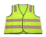 Vest Day Glow Lime Lrg Livestainable