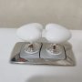 1pc Heart-Shaped Extended Toilet Flush Button For Long Nails - Self-Adhesive No Drilling Required Decorative Art Style