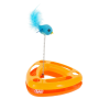 Interactive Cat Toy With Spring Bird And Ball Track