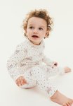 Cotton Leggings - White Bows