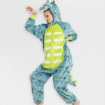 Adults Green Dino Onesie - XL