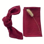 Luxurious 6PCS Cotton Napkin Set In Vibrant Colors - Perfect For Weddings Restaurants & Home Decor Ideal For Parties Halloween T