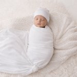 All White Wrap Set Baby Swaddle Wrap Set Newborn Hospital Set Sa