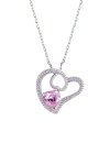 S925 Sterling Silver Selena Heart Necklace Embellished With Swarovski Crystals