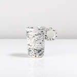 Hers Mug - Matt White Splatter