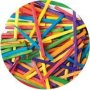 Dala Craft Match Sticks 50G Pack Of 500 Assorted Colours