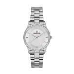 Premium Silver Dial 3 Hands Watch
