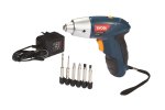 Ryobi - Screwdriver 4.8V And 6 Bit Piece Blister Pack