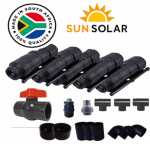 D.i.y Triple Density Pool Solar Panels 5 Panel Kit With Fittings