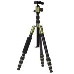 Pro.j Professional Aluminium Travel Tripod 8KG-LOAD GREEN-A401GN