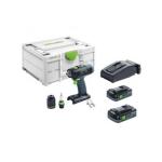 Festool Cordless Drill T18 18+3 Hpc 4.0 I-plus Cash Back R500