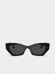 Zena Womens Sunglasses In Black - Black