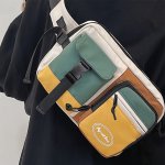 1PC Waterproof Large Capacity Chest Bag With Adjustable Strap For Outdoor Activities Travel Running Hiking And Cycling