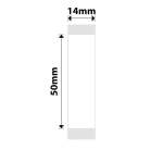 NB399 - - B18 N1 - 14X50MM - 125 White Labels