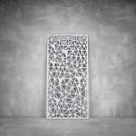 Laser Cut Screen - Design 104 - 2900 X 1400 X 20 Matt White Indoor