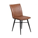 Nomads Stitched Leather Dining Chair