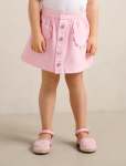 Darcie Girls Button-down Skirt - 10-12 Yrs Coral Glow