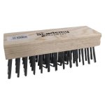 Academy Brushware Foundry Fine Wire Brush Wood Block