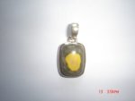Eclipse Jasper Bumblebee Jasper .925 Sterling Silver Pendant STSP9