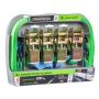 Smartstraps - 3M Standard Ratchet Tie Downs - Green - 4 Pack