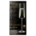 Flute Glass 4 Piece Set