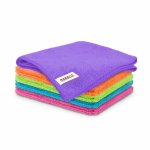 Parrot Microfibre Cloth - 280GSM Multi Colour Pack Of 5